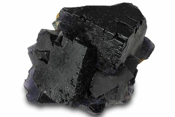 Dark Purple Fluorite Crystal Cluster - Cave-in-Rock, Illinois #322792
